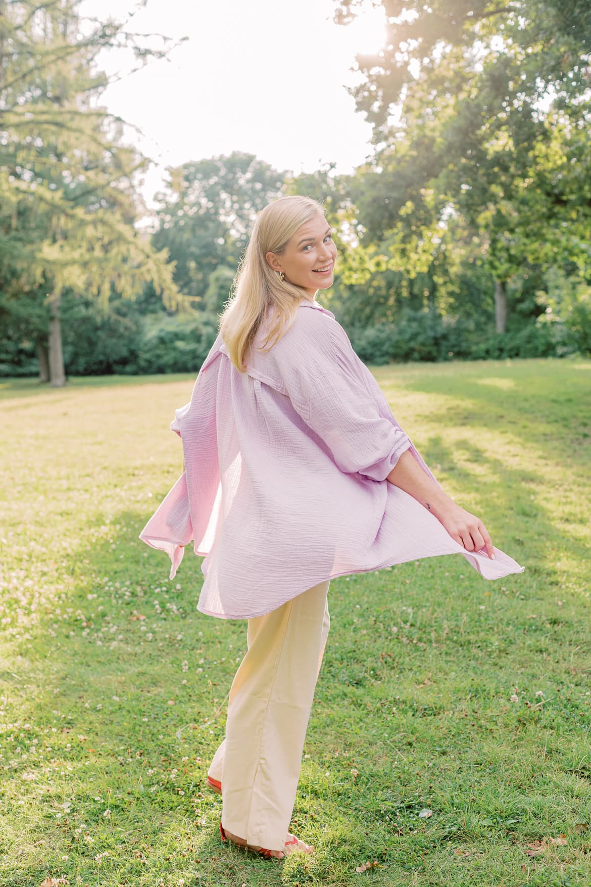 Sommerliche Pastell Portraits im Stadtpark Steglitz