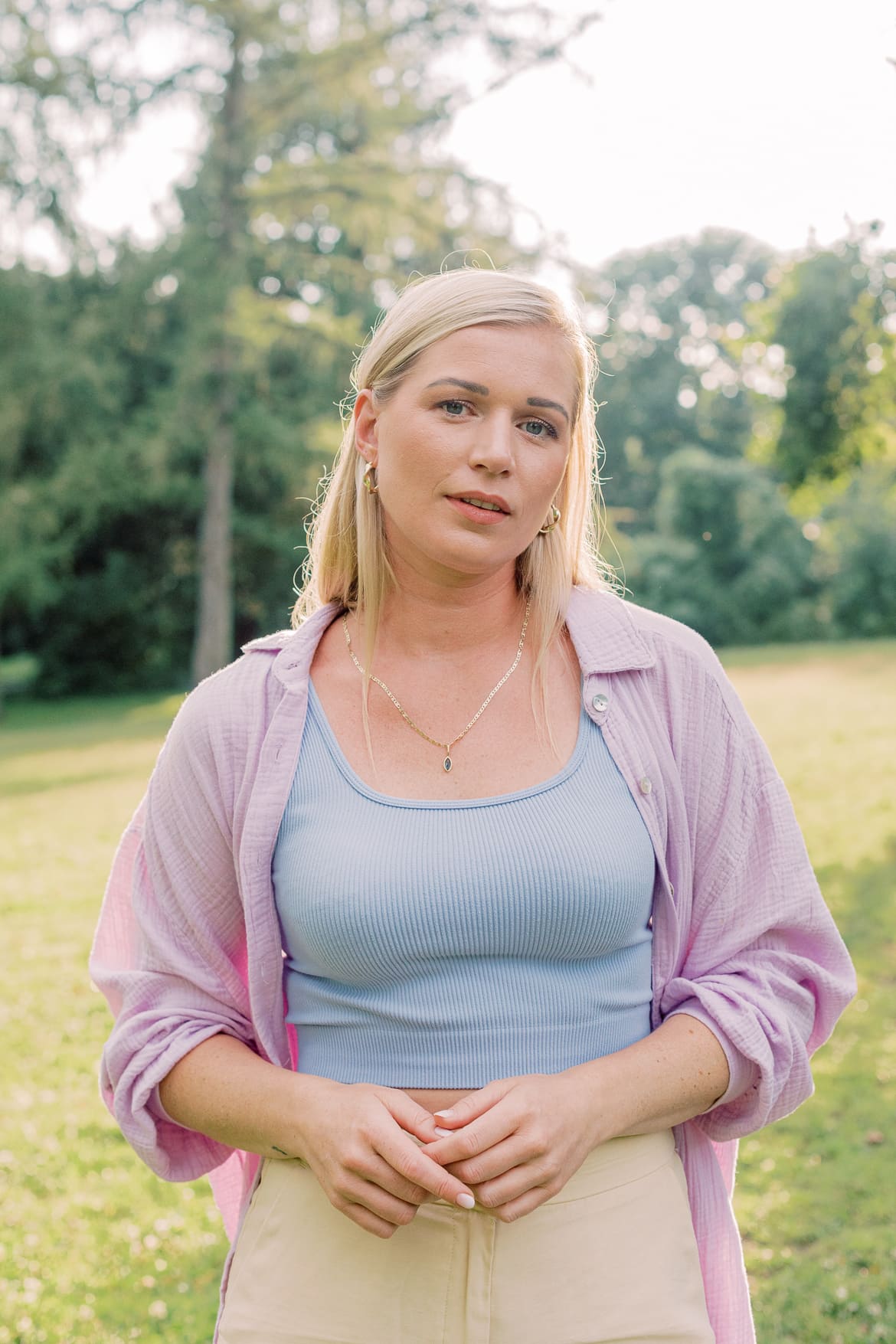 Sommerliche Pastell Portraits im Stadtpark Steglitz