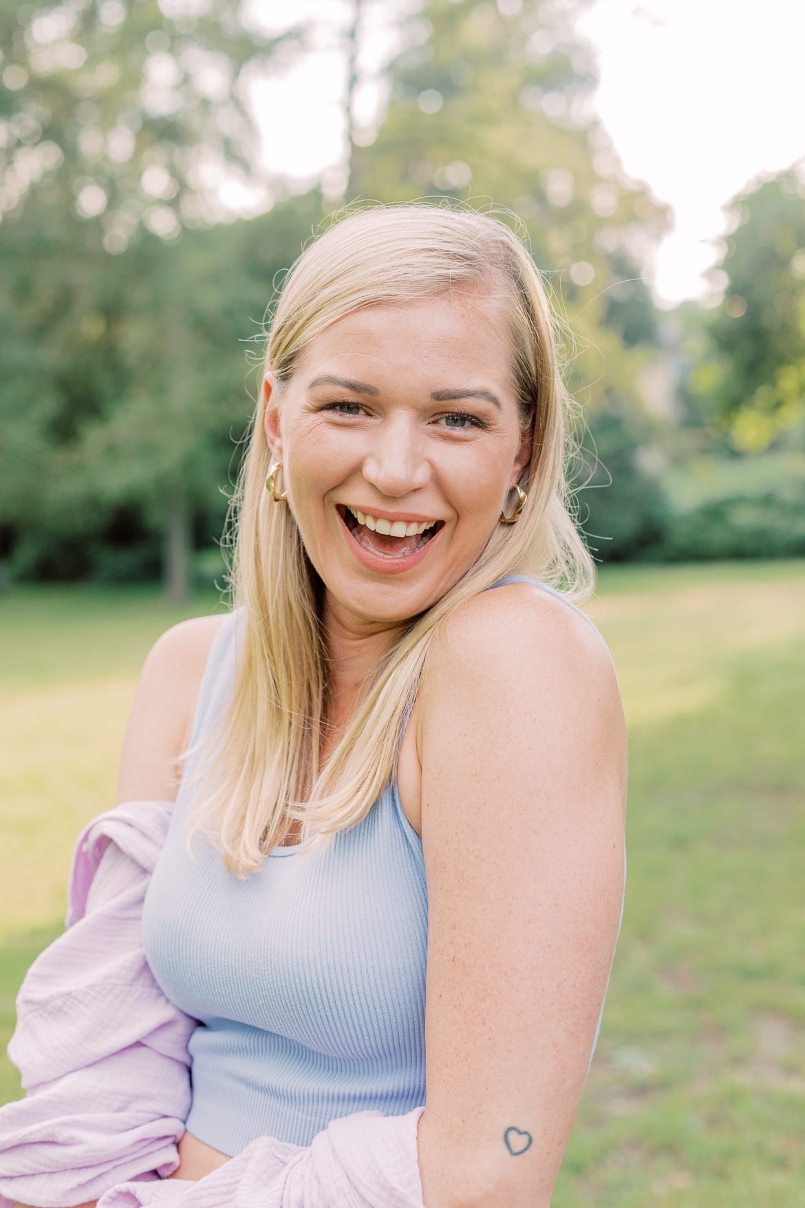 Sommerliche Pastell Portraits im Stadtpark Steglitz