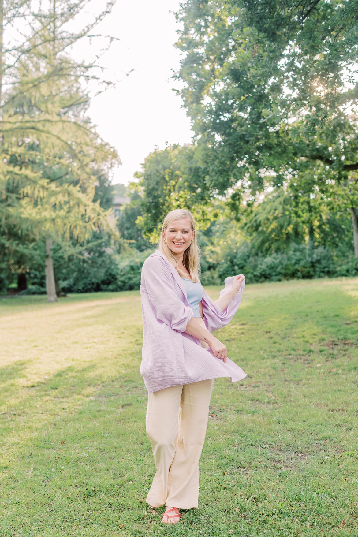 Sommerliche Pastell Portraits im Stadtpark Steglitz