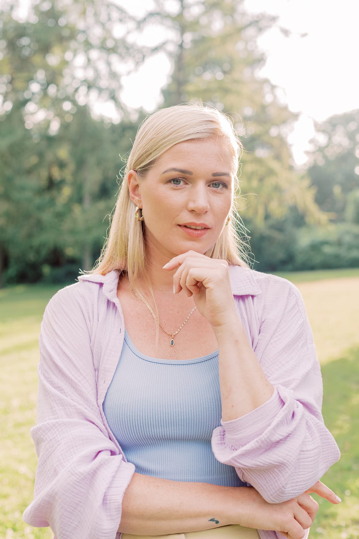 Sommerliche Pastell Portraits im Stadtpark Steglitz