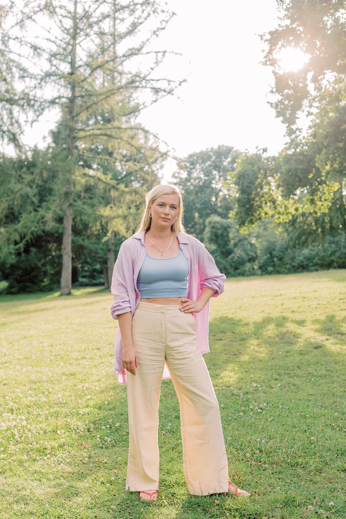 Sommerliche Pastell Portraits im Stadtpark Steglitz