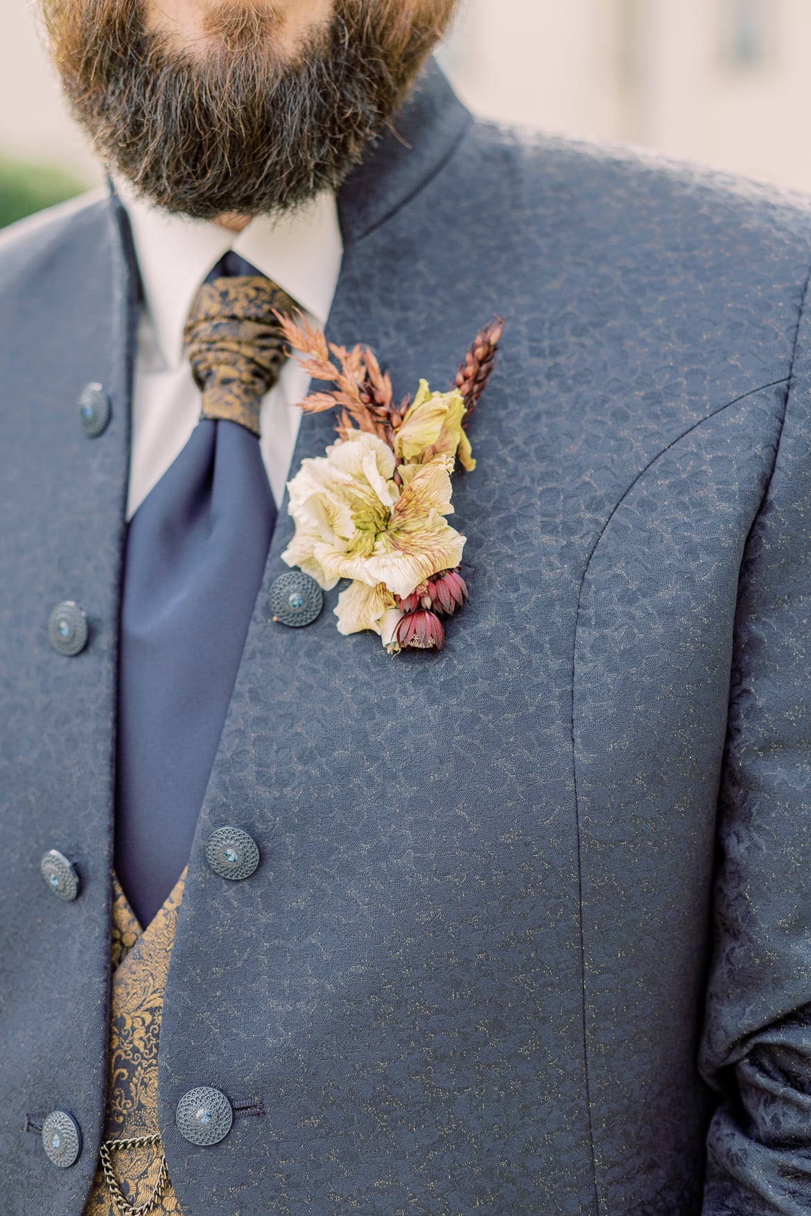 Boutonniere vom Bräutigam