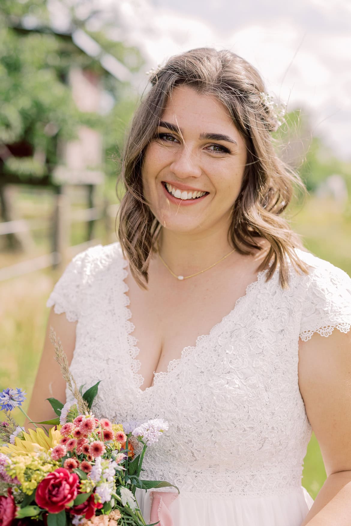 Landhochzeit im Vierseithof - Standesamtlich Heiraten unter Obstbäumen