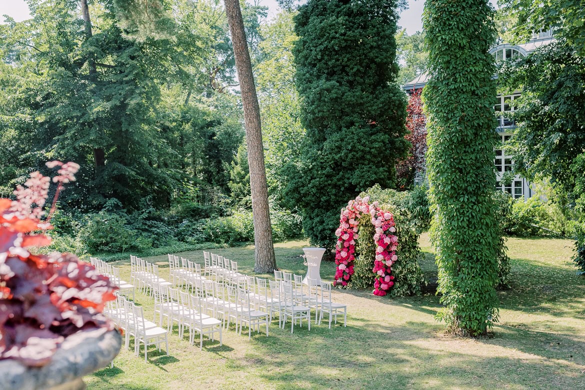 Traum Hochzeit in Pink im Schlosshotel Patrick Hellmann Berlin Grunewald