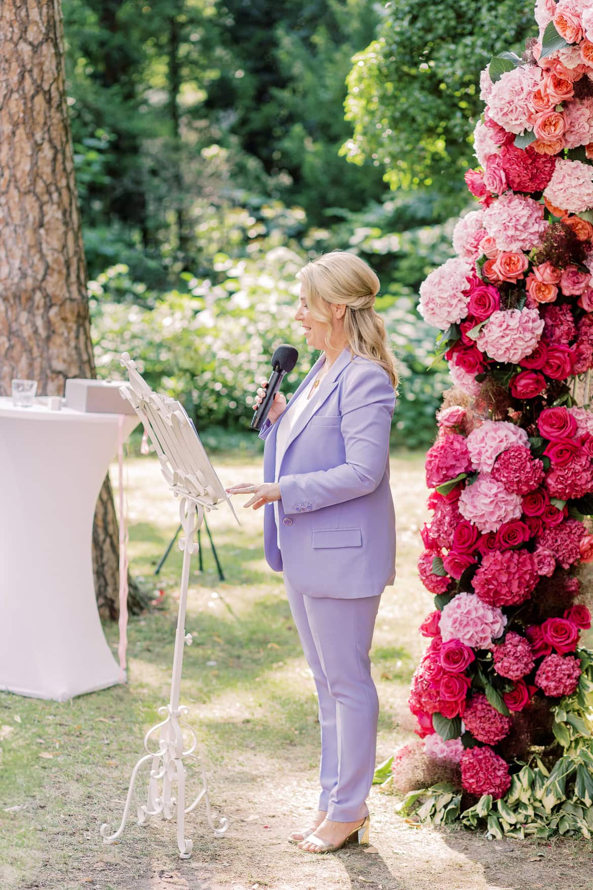 Traum Hochzeit in Pink im Schlosshotel Patrick Hellmann Berlin Grunewald