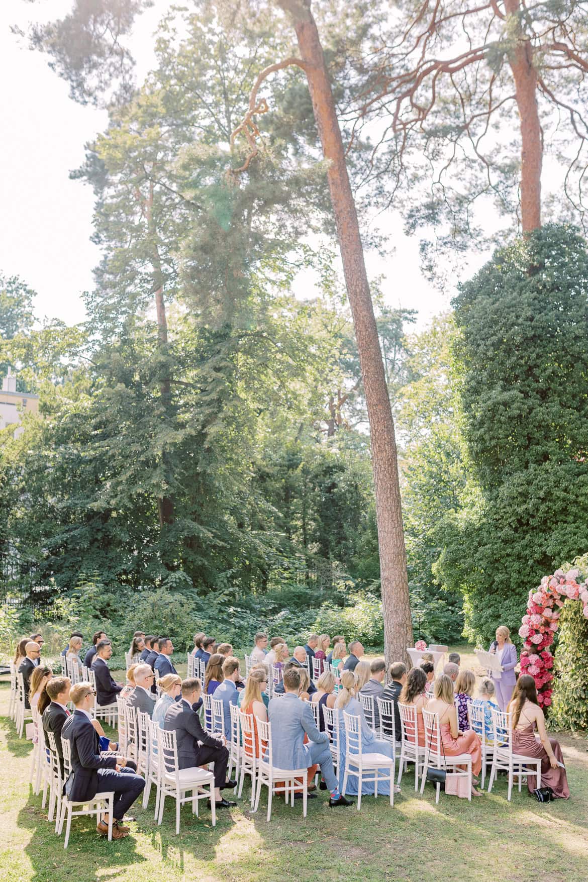 Traum Hochzeit in Pink im Schlosshotel Patrick Hellmann Berlin Grunewald