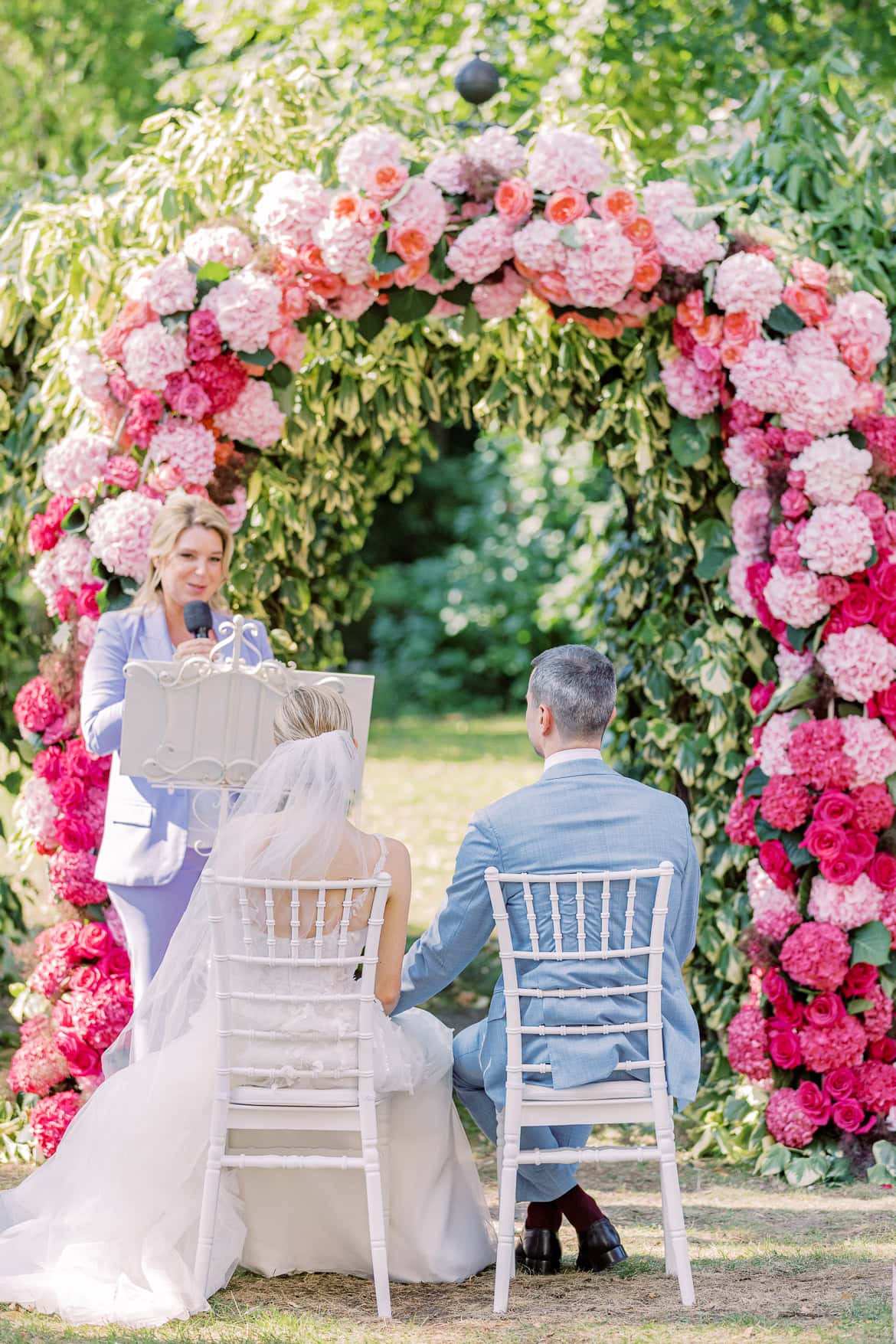 Traum Hochzeit in Pink im Schlosshotel Patrick Hellmann Berlin Grunewald