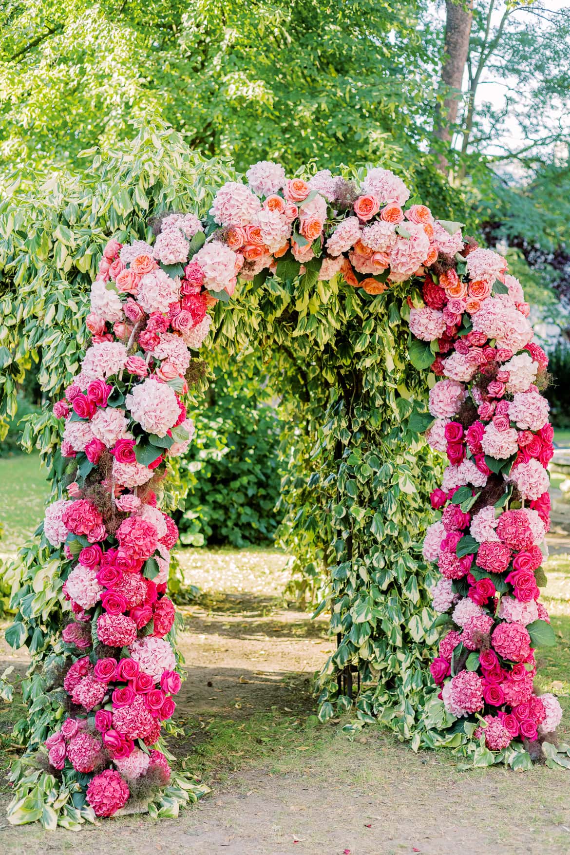 Traum Hochzeit in Pink im Schlosshotel Patrick Hellmann Berlin Grunewald