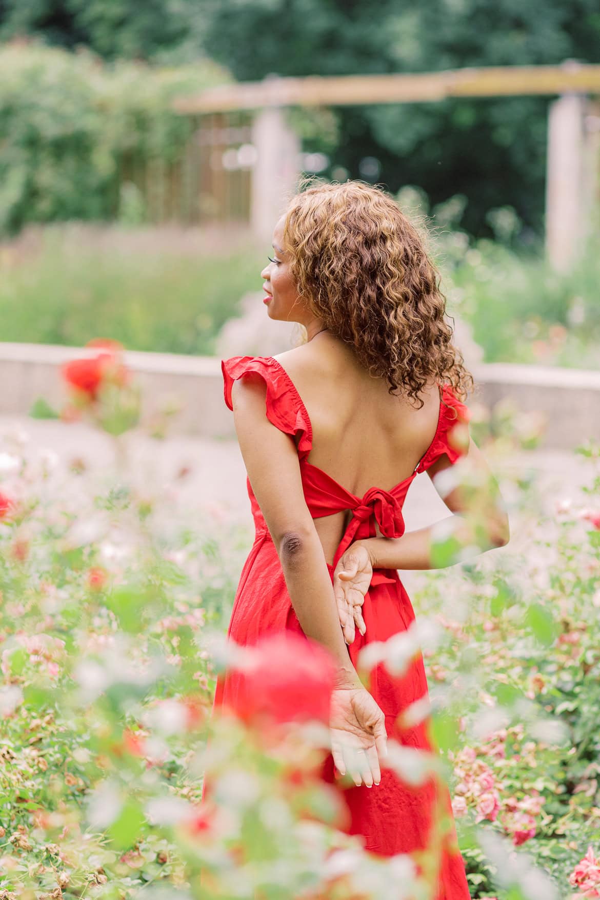 Portrait Session im Rosengarten Treptower Park