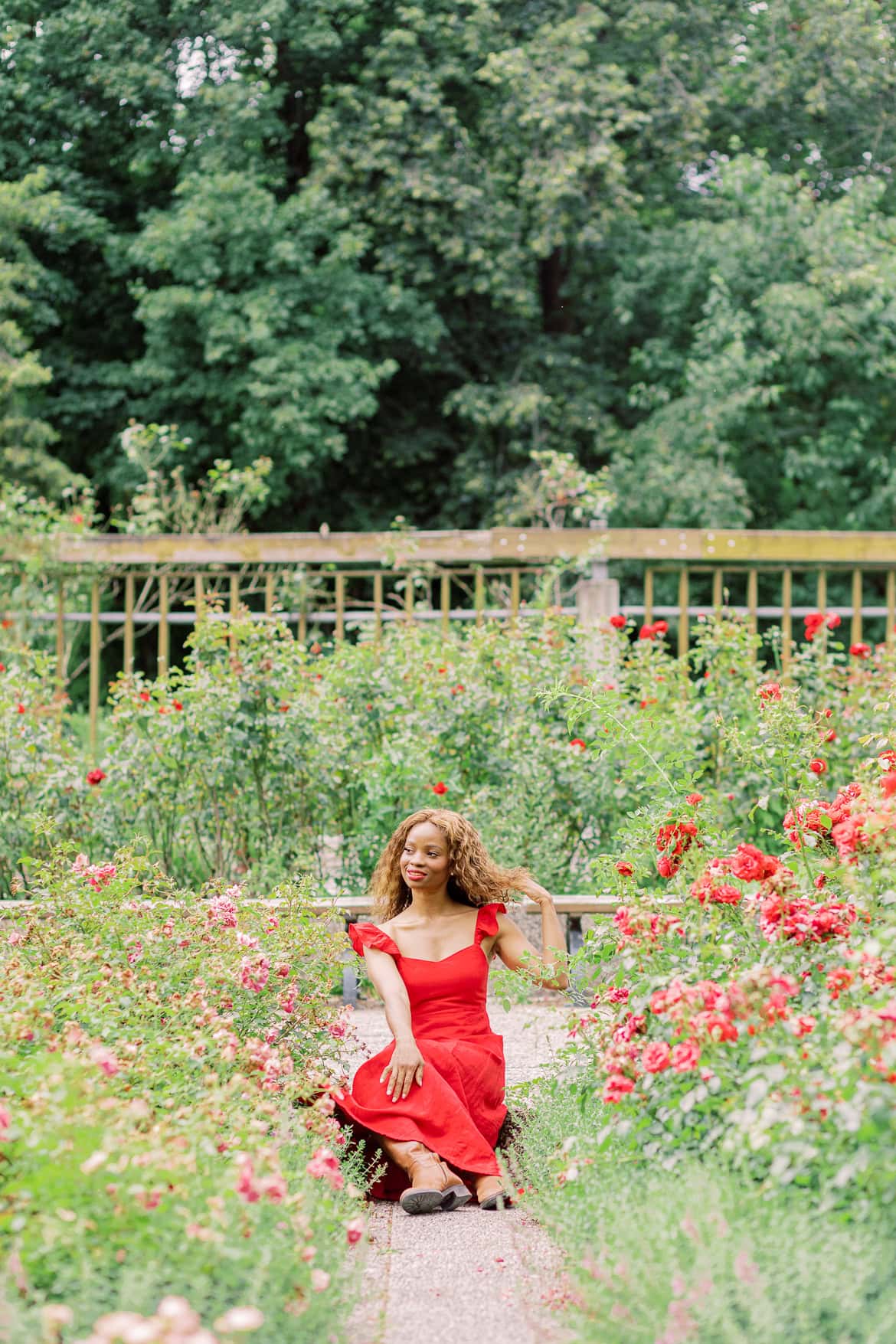 Portrait Session im Rosengarten Treptower Park