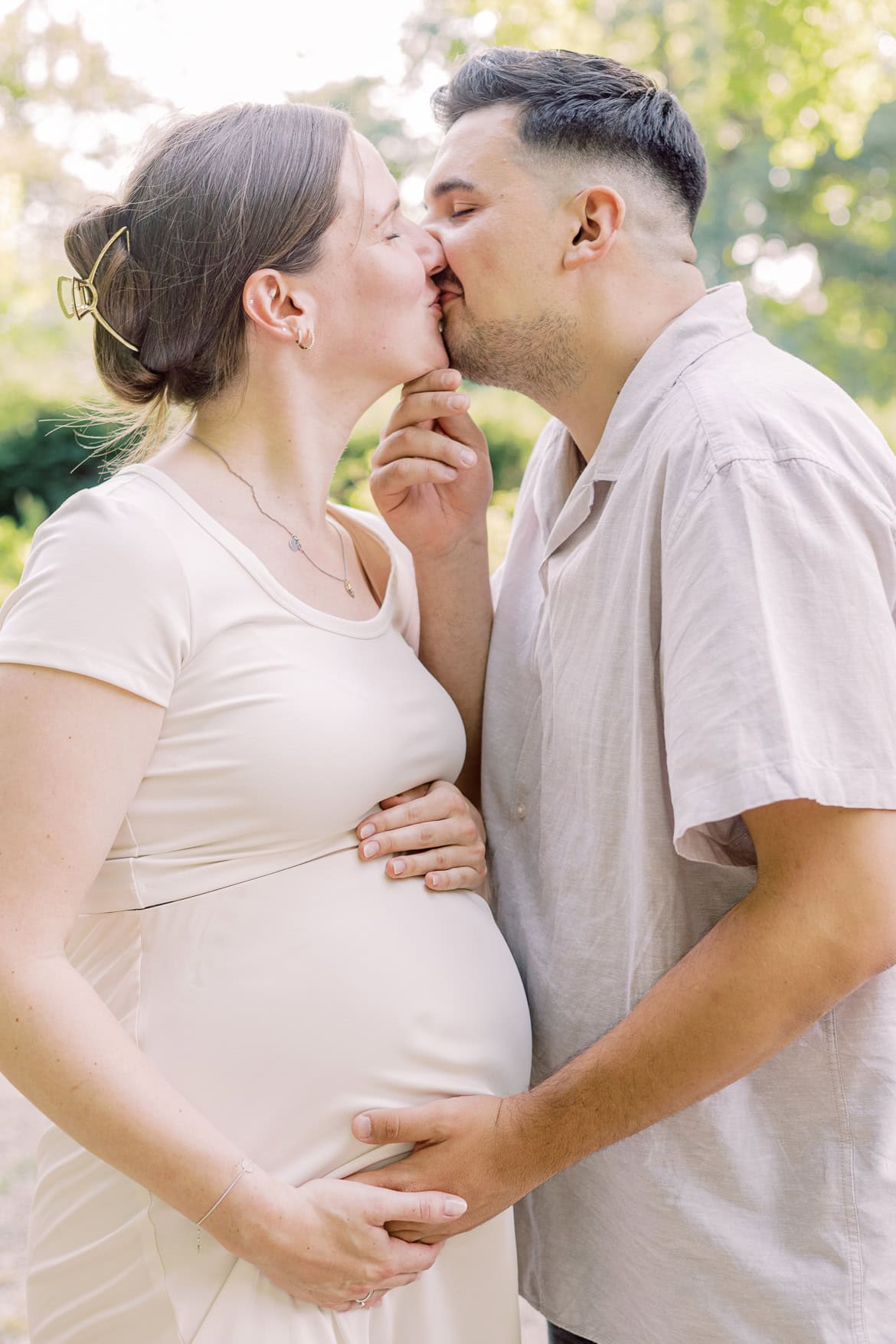 Babybauch Bilder im Tiergarten, Berlin