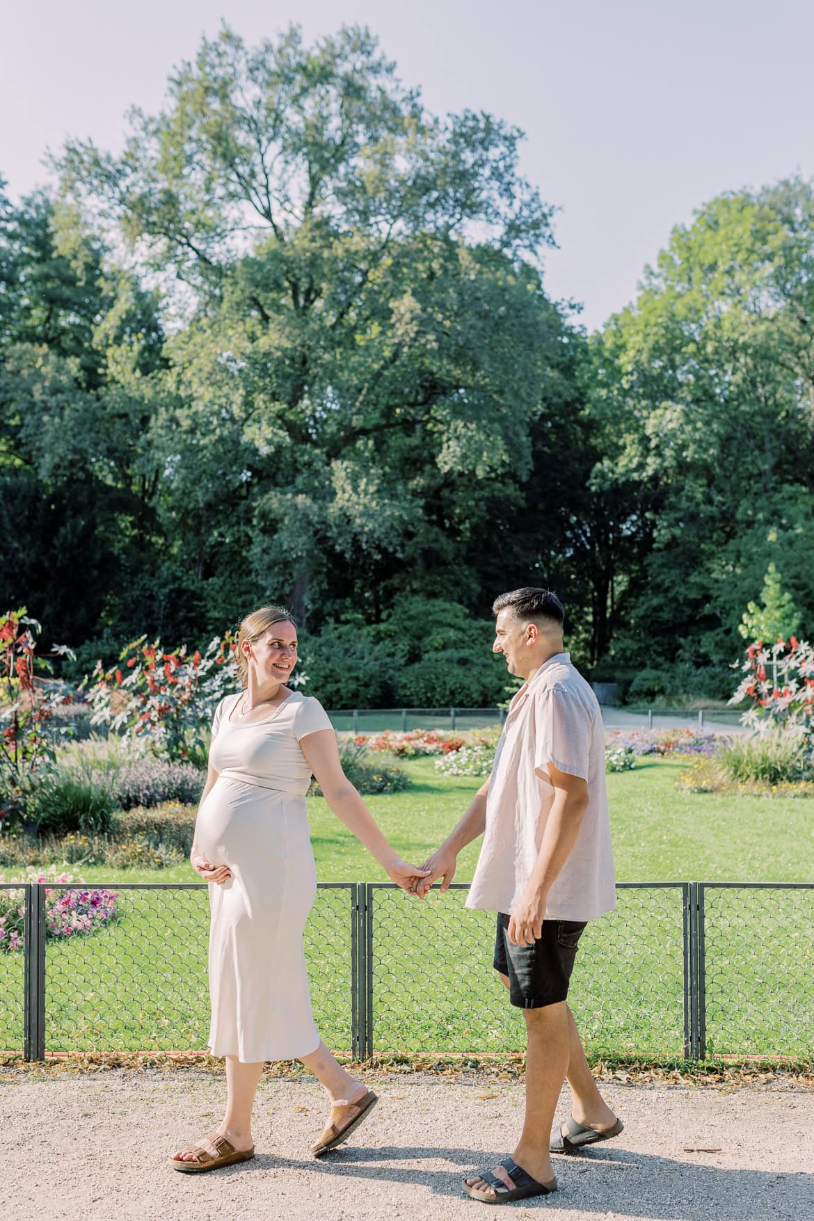 Babybauch Bilder im Tiergarten, Berlin