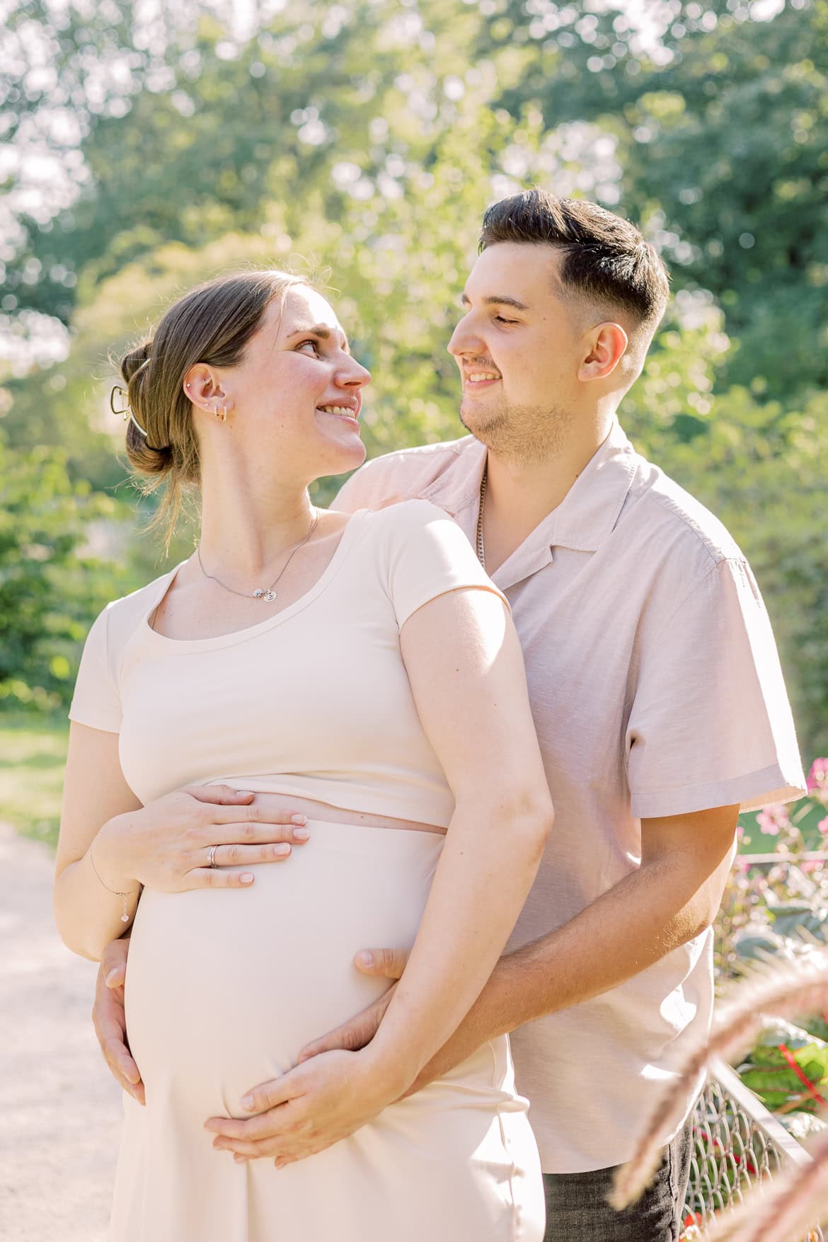 Babybauch Bilder im Tiergarten, Berlin