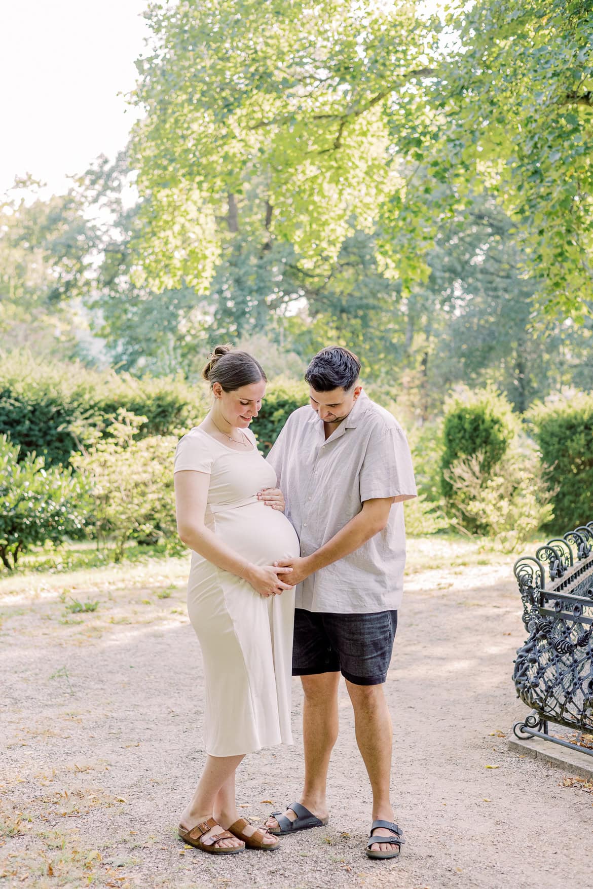 Babybauch Bilder im Tiergarten, Berlin