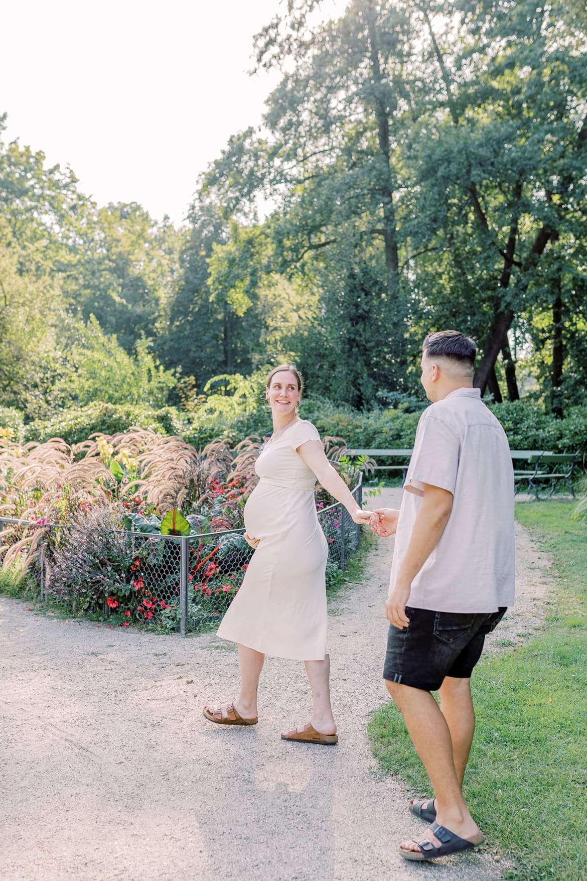 Babybauch Bilder im Tiergarten, Berlin