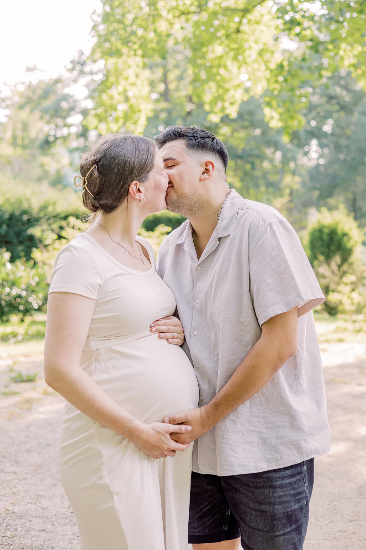 Babybauch Bilder im Tiergarten, Berlin