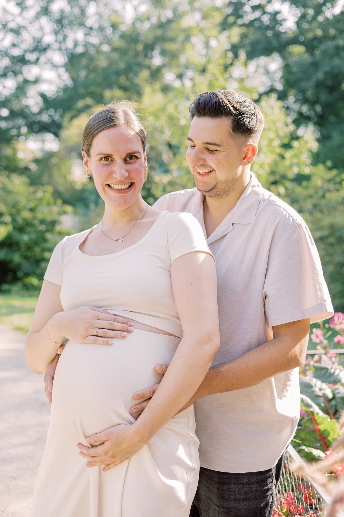 Babybauch Bilder im Tiergarten, Berlin