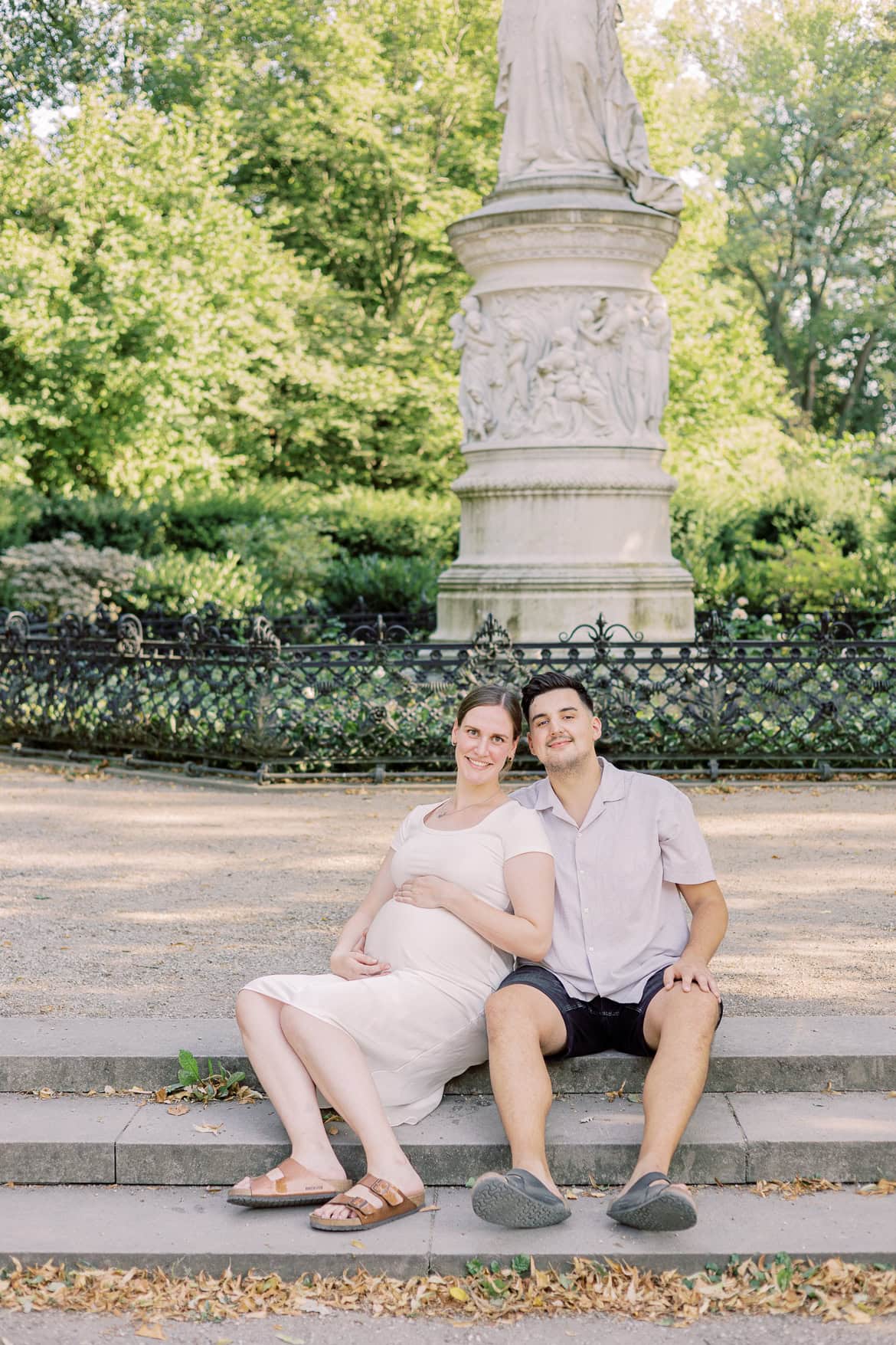 Babybauch Bilder im Tiergarten, Berlin