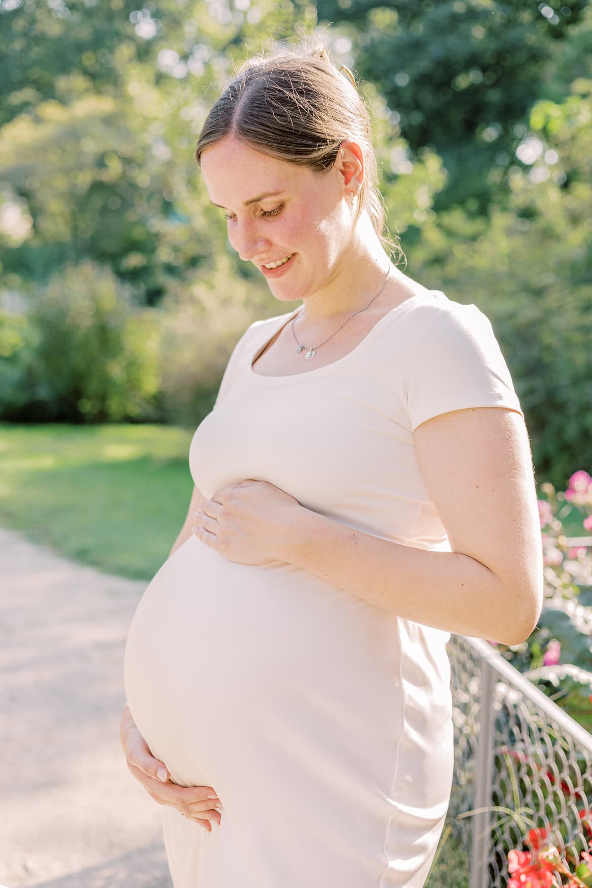 Babybauch Bilder im Tiergarten, Berlin