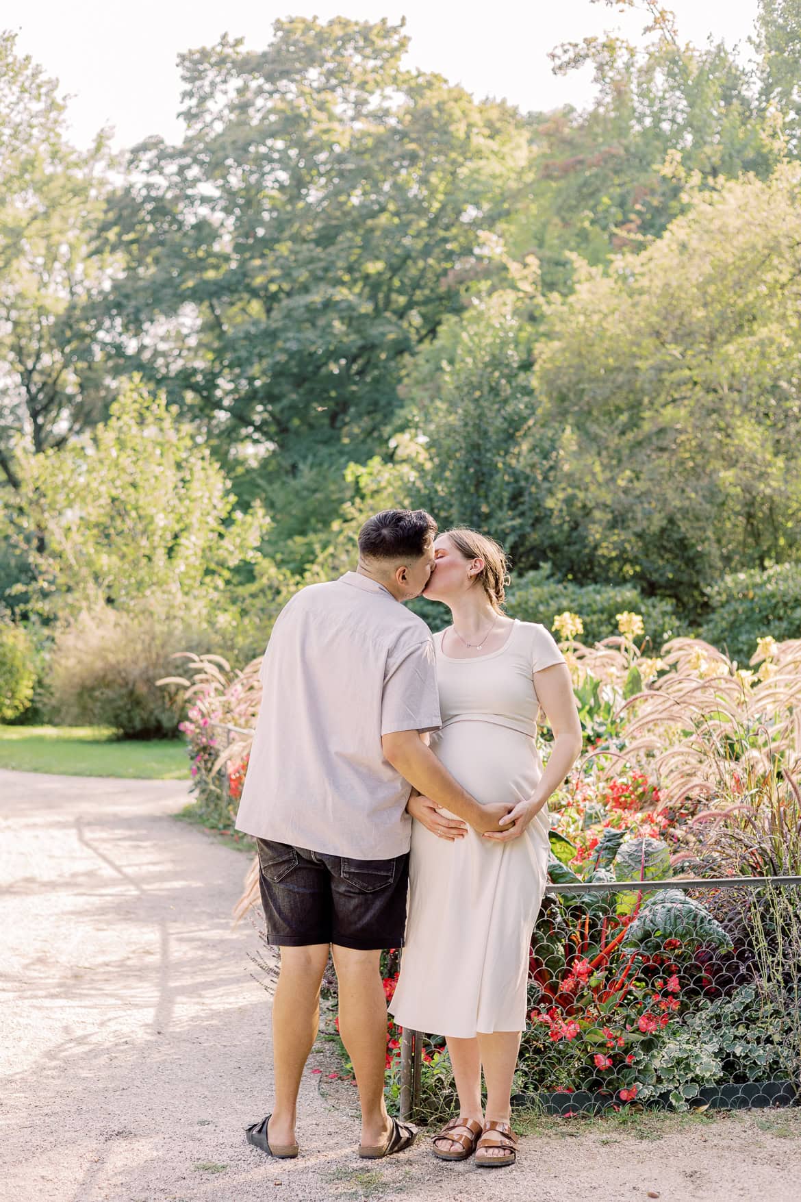 Babybauch Bilder im Tiergarten, Berlin