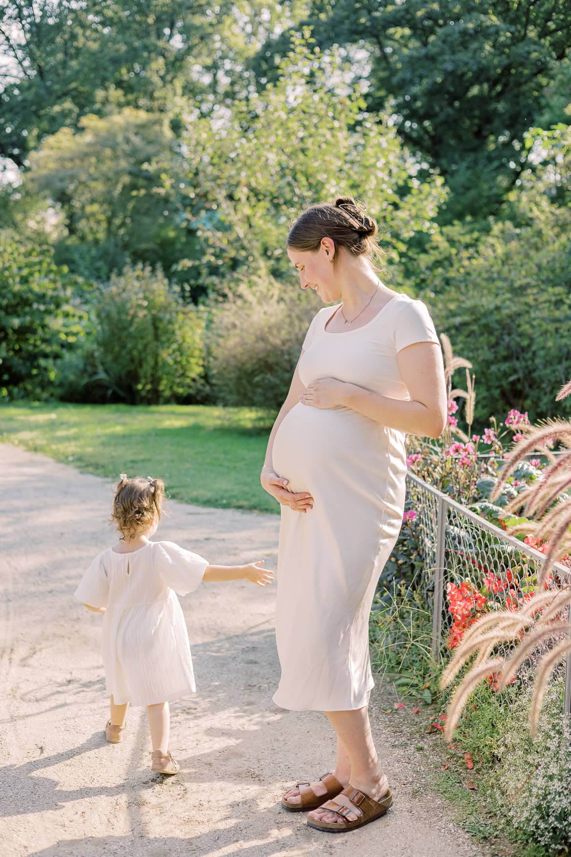 Babybauch Bilder im Tiergarten, Berlin