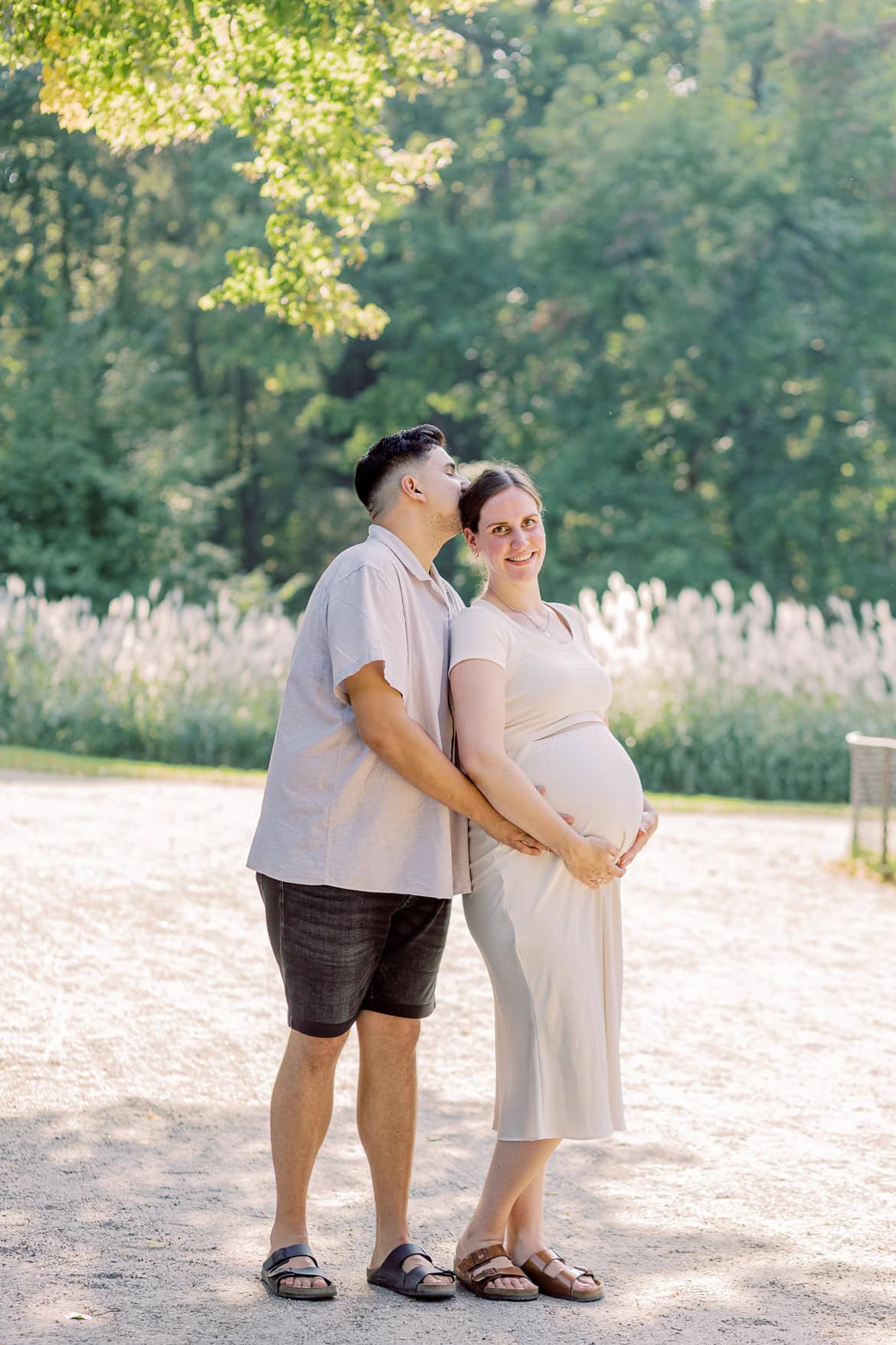 Babybauch Bilder im Tiergarten, Berlin