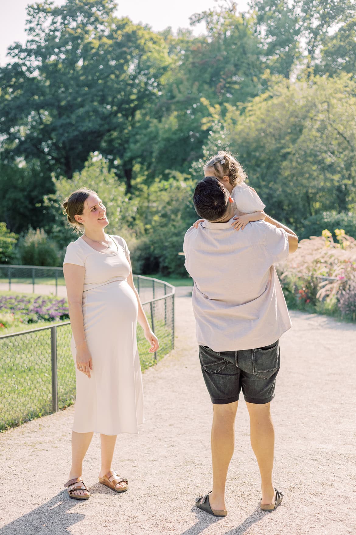 Babybauch Bilder im Tiergarten, Berlin