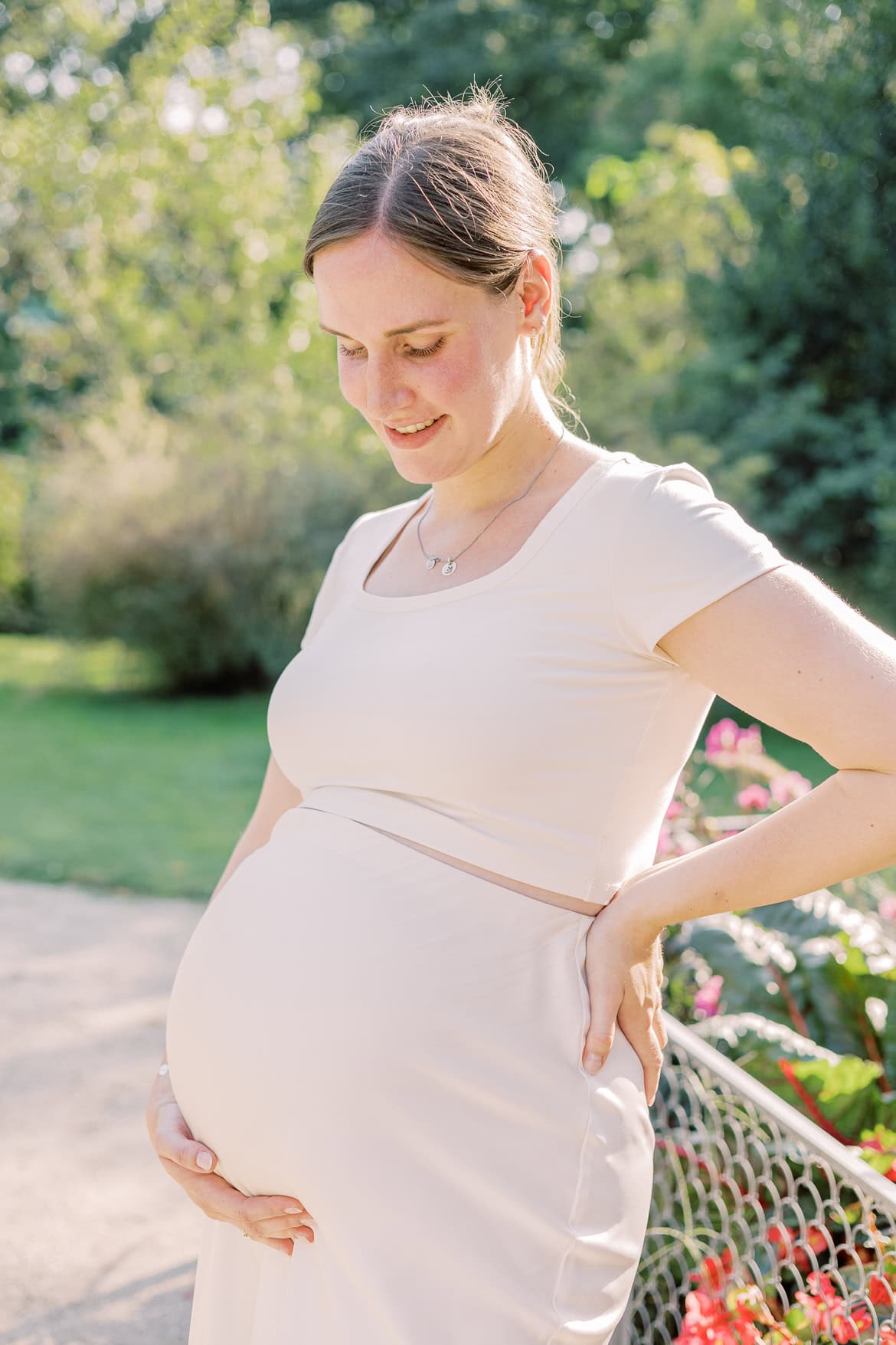 Babybauch Bilder im Tiergarten, Berlin